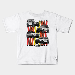 toyota landcruiser generations Kids T-Shirt